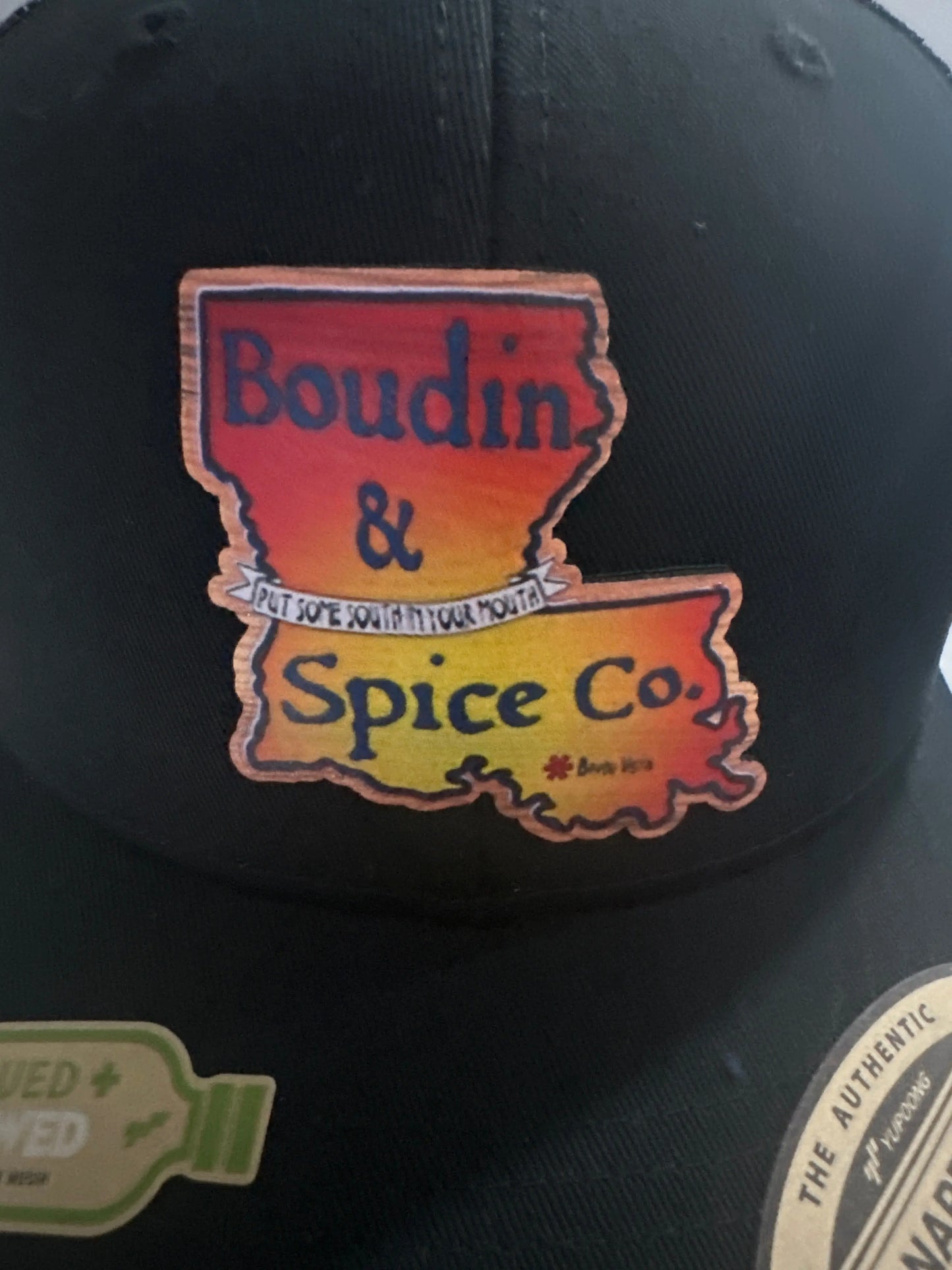 Custom hat with logo - Boudin and Spice Co.