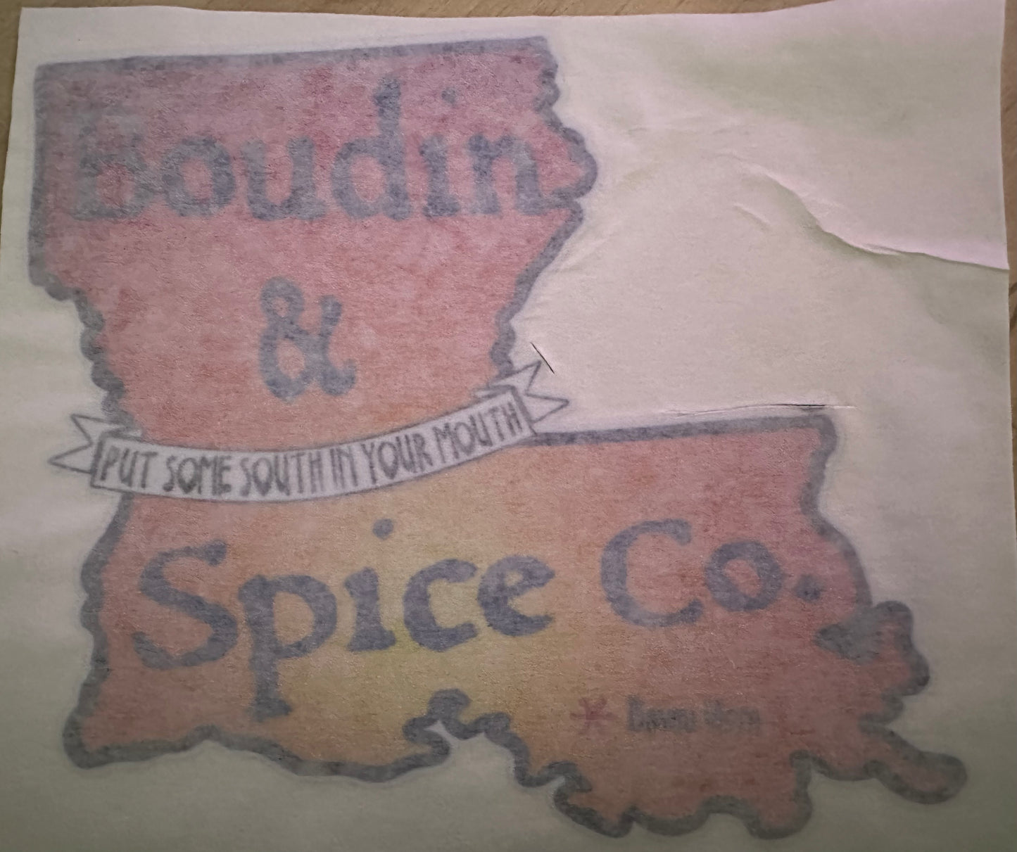 Window Stickers (INT) Boudin and Spice Co.