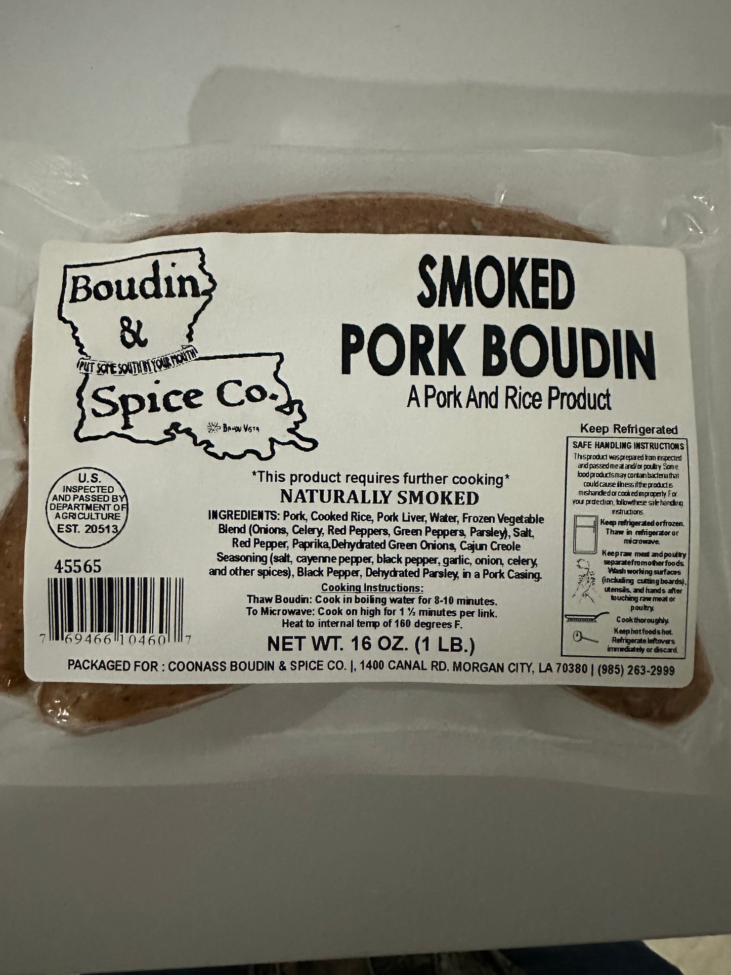 Smoked Boudin Boudin and Spice Co.