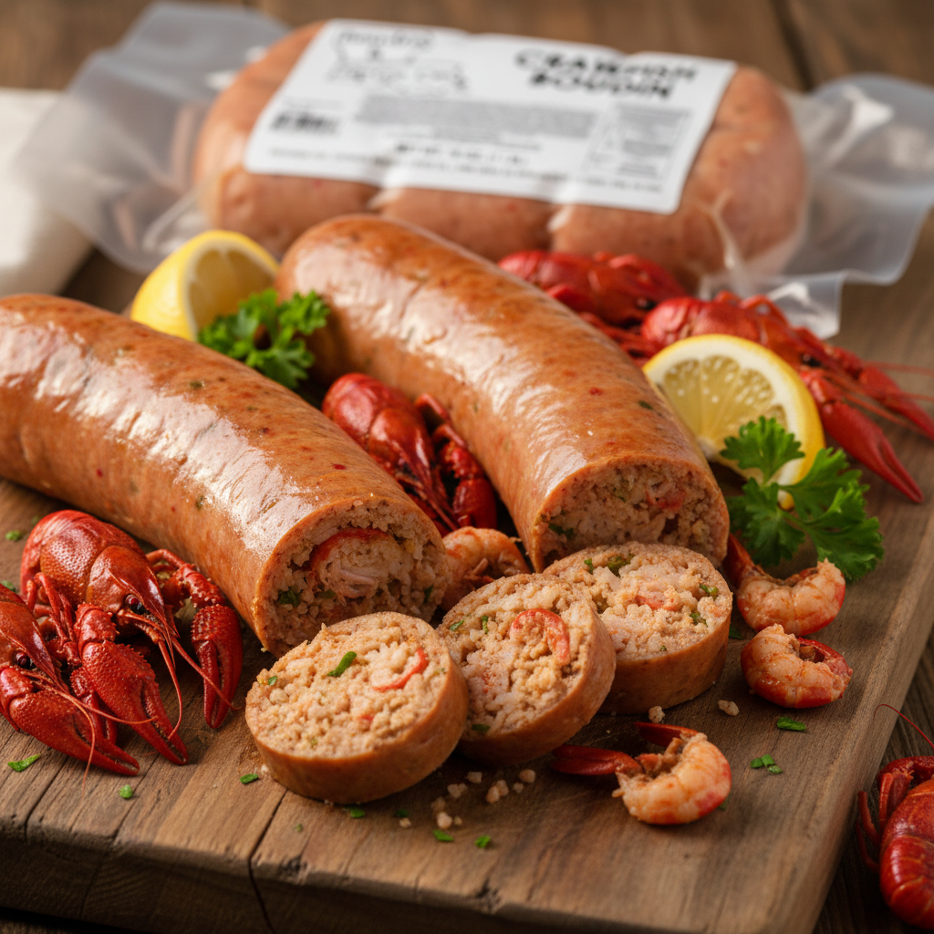 Crawfish Boudin with Crawfish
