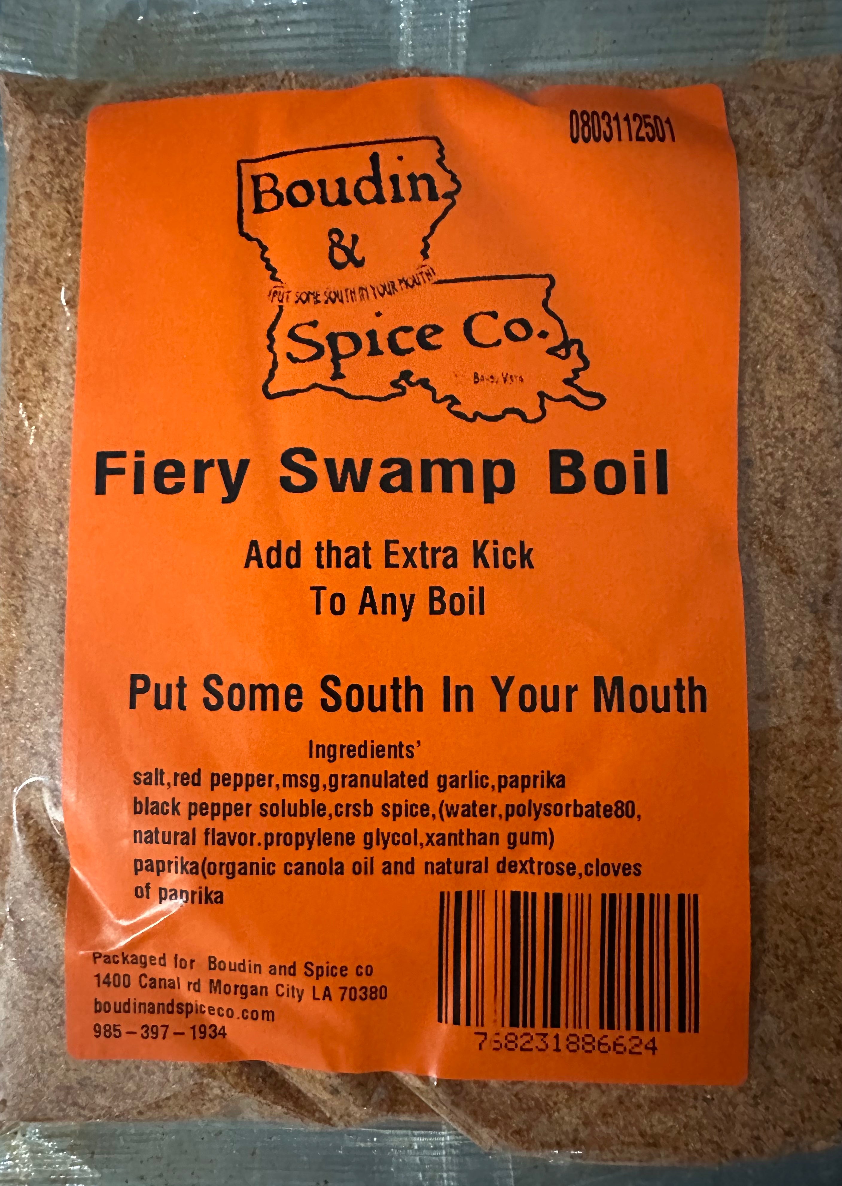 1 LB fiery swamp boil  Crab, Crawfish and Shrimp Boil (INT)