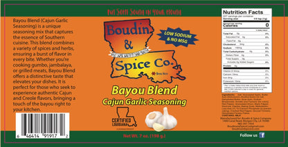 Bayou Blend (Cajun Garlic Seasoning)