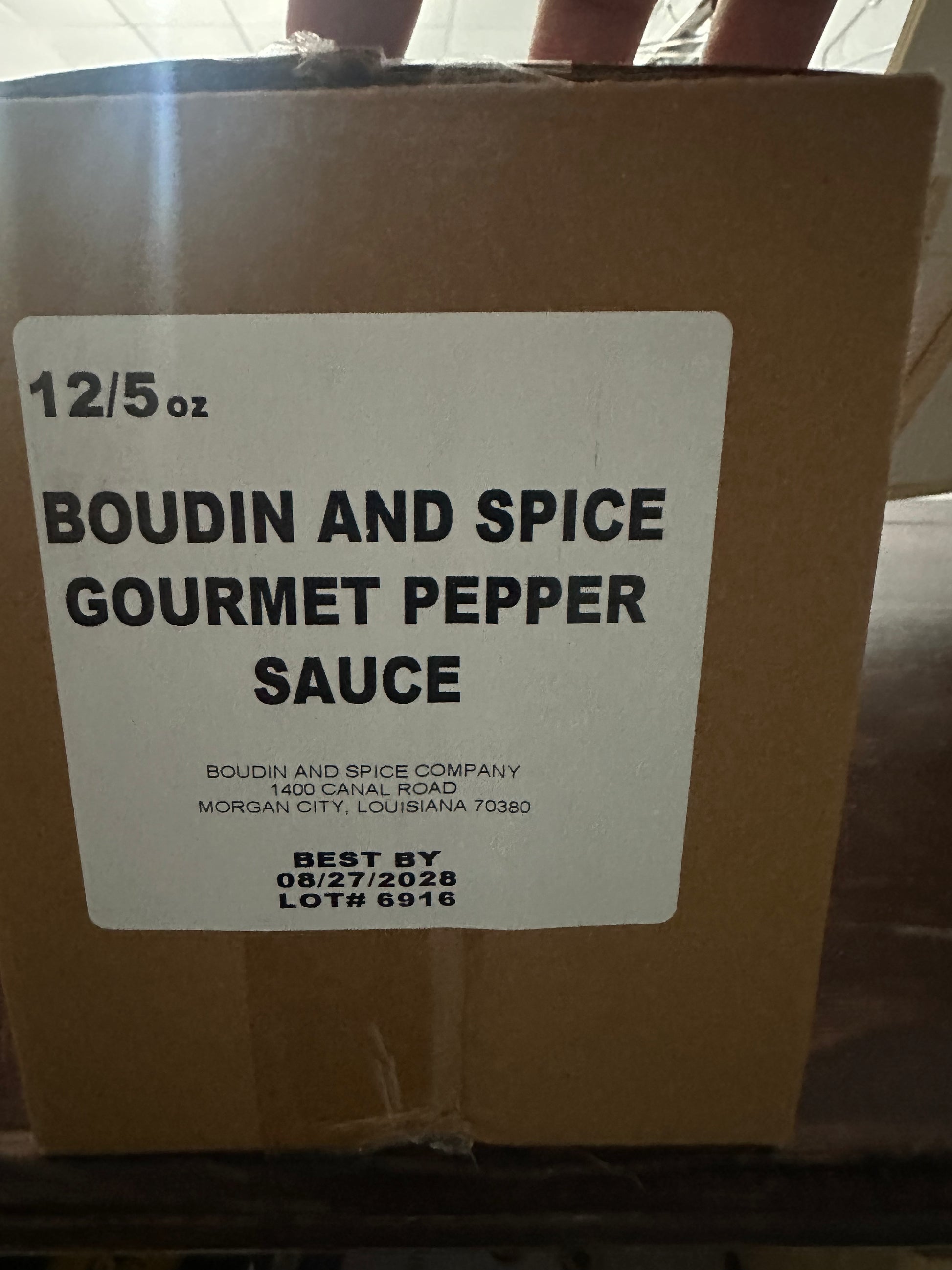 Gourmet Pepper Sauce 12/5oz bottles Boudin and Spice Co.