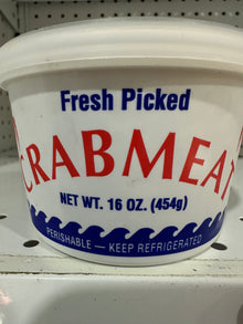 Fresh picked Louisiana crab meat