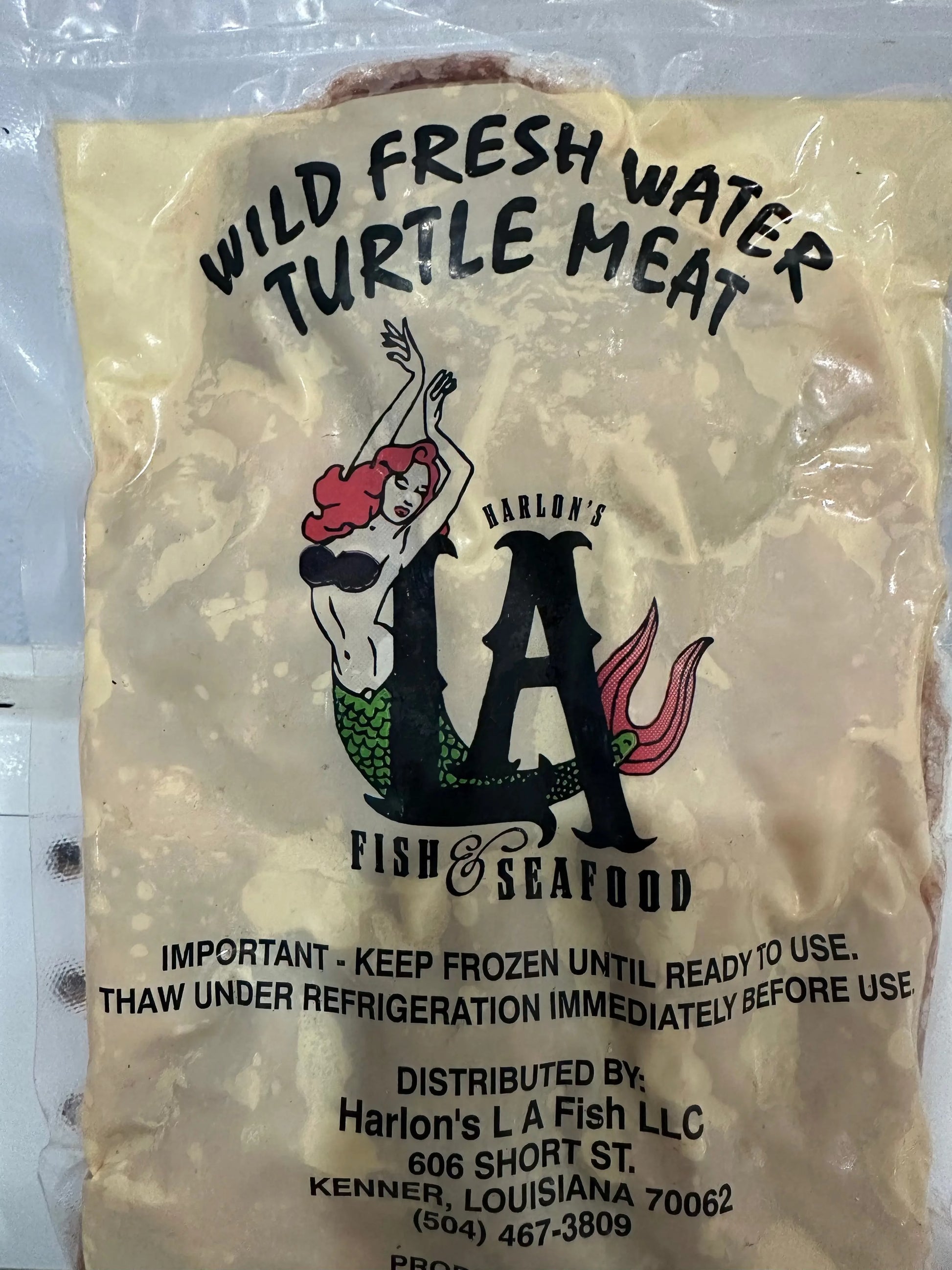 Fresh Louisiana Turtle Meat 1lb - Wild-Caught Delicacy | Perfect for ...