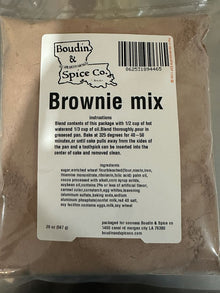  "Brownie Mix chocolate baking mix - Boudin and Spice Co."