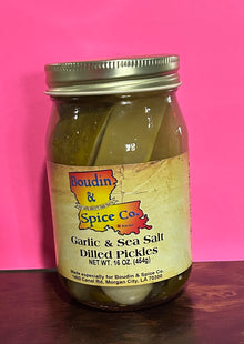 Garlic & Sea Salt Dilled Pickles