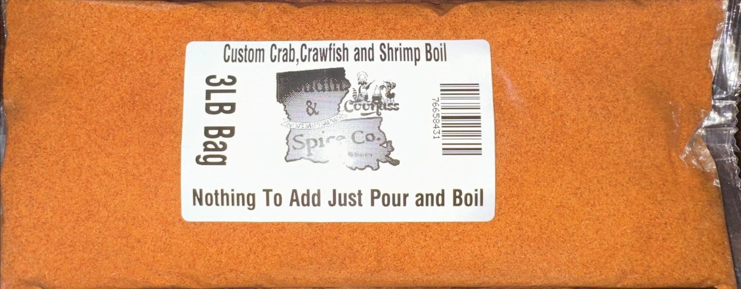 3 Lb Crab, crawfish and Shrimp boil - Boudin and Spice Co.