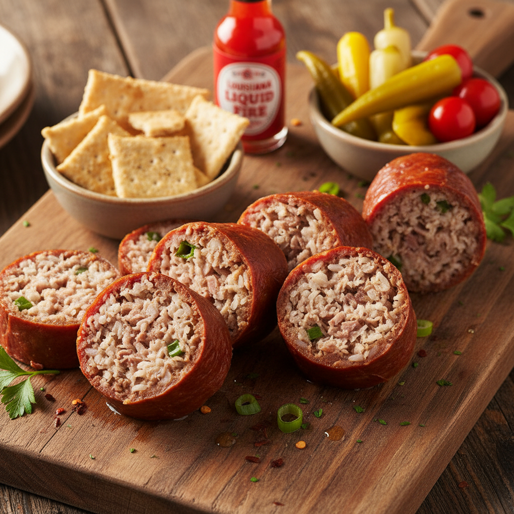 Alligator Boudin Appetizer