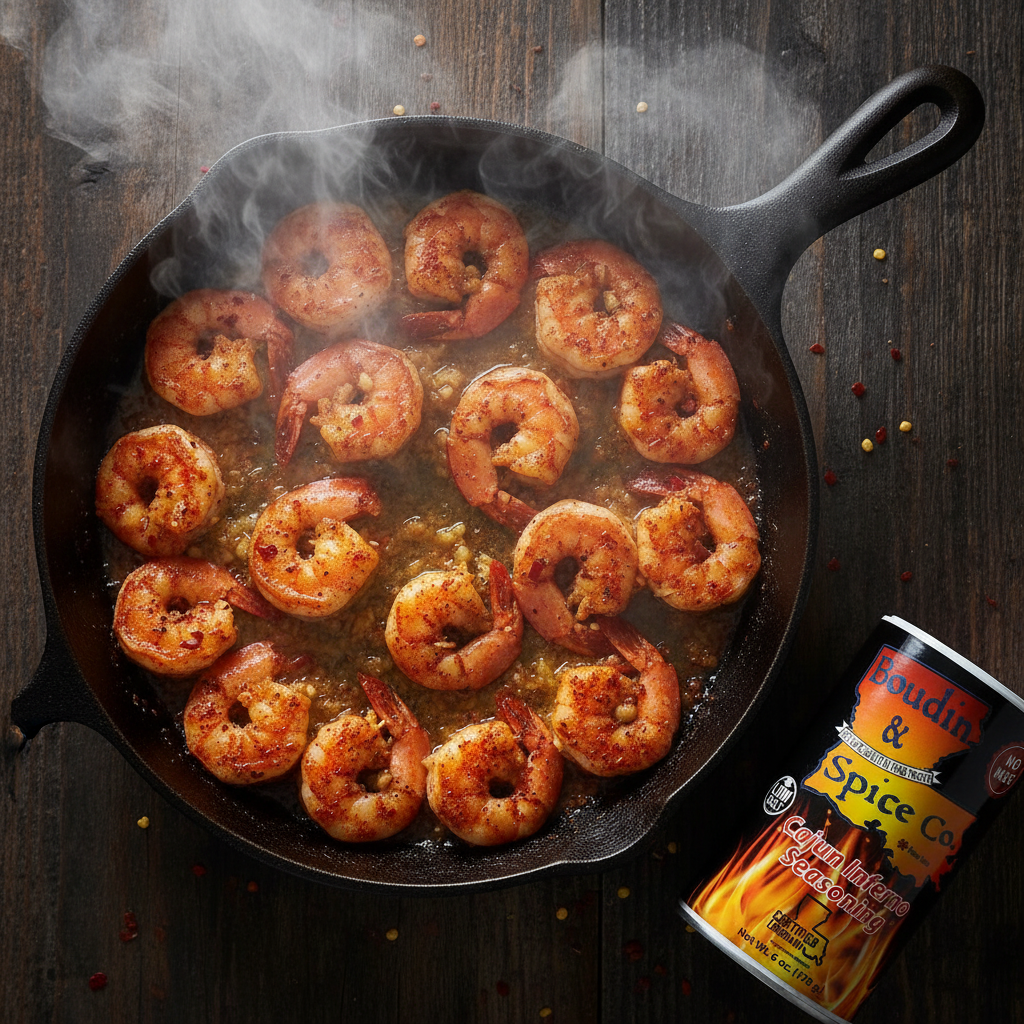 Cajun Inferno Shrimp