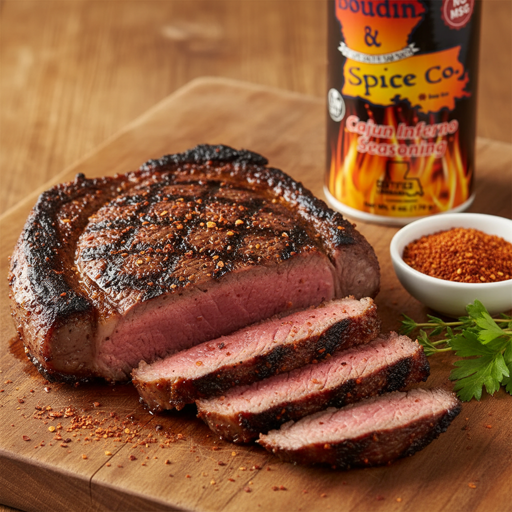 Cajun Inferno Steak