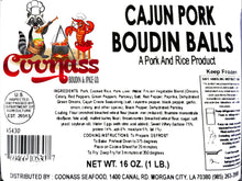 Pork Boudin Ball Flavors - Boudin and Spice Co.