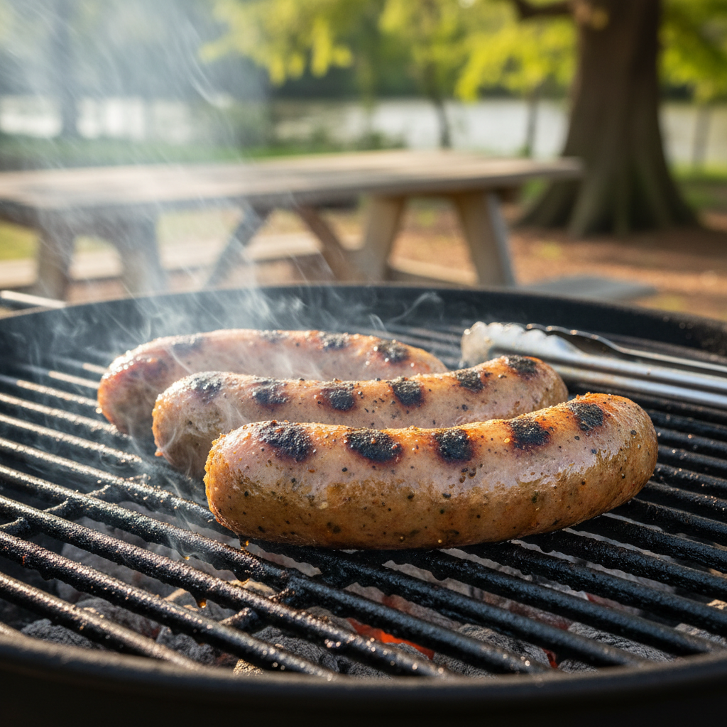 Grilled Alligator Boudin