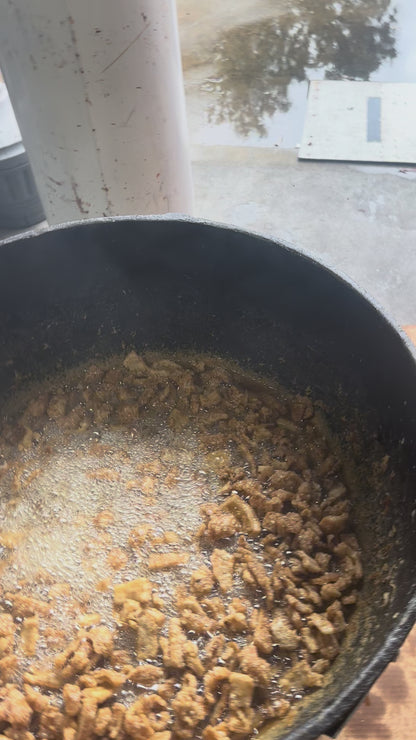 Louisiana Pork Cracklings - Fresh Homemade Cracklin (1lb)