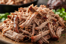 SHOW PULLED PORK SHREADED