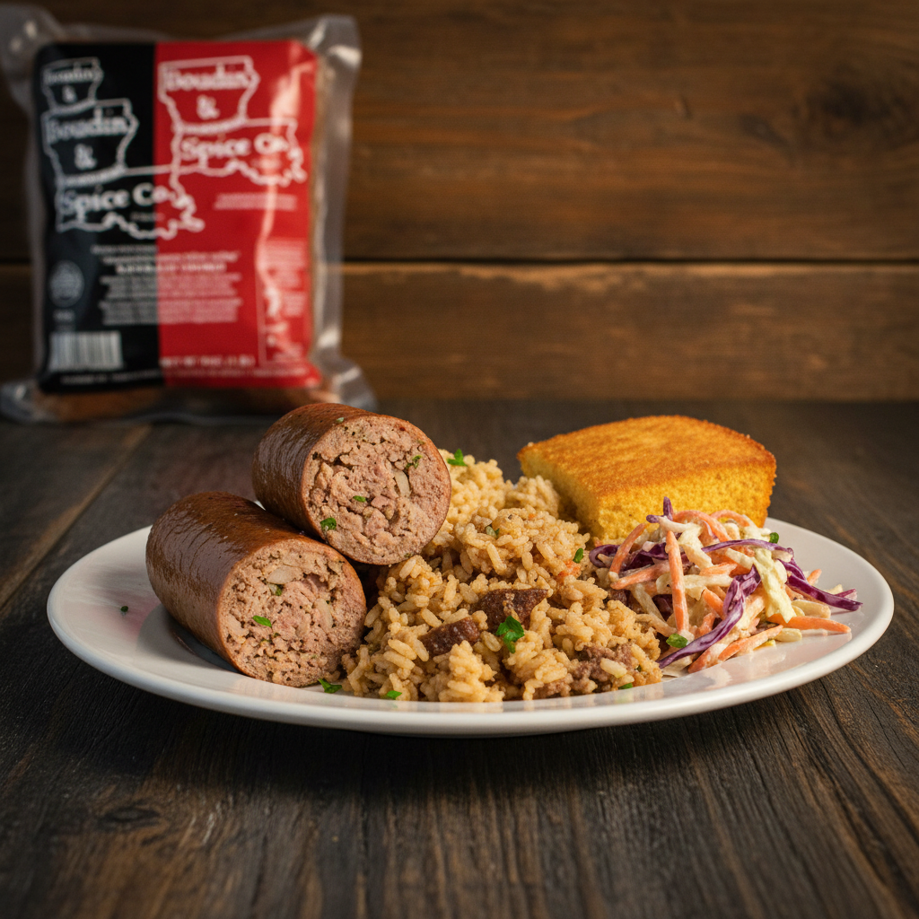 Smoked Boudin Plated