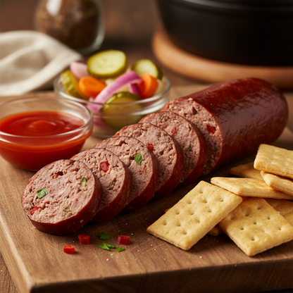 Smoked Boudin Sliced