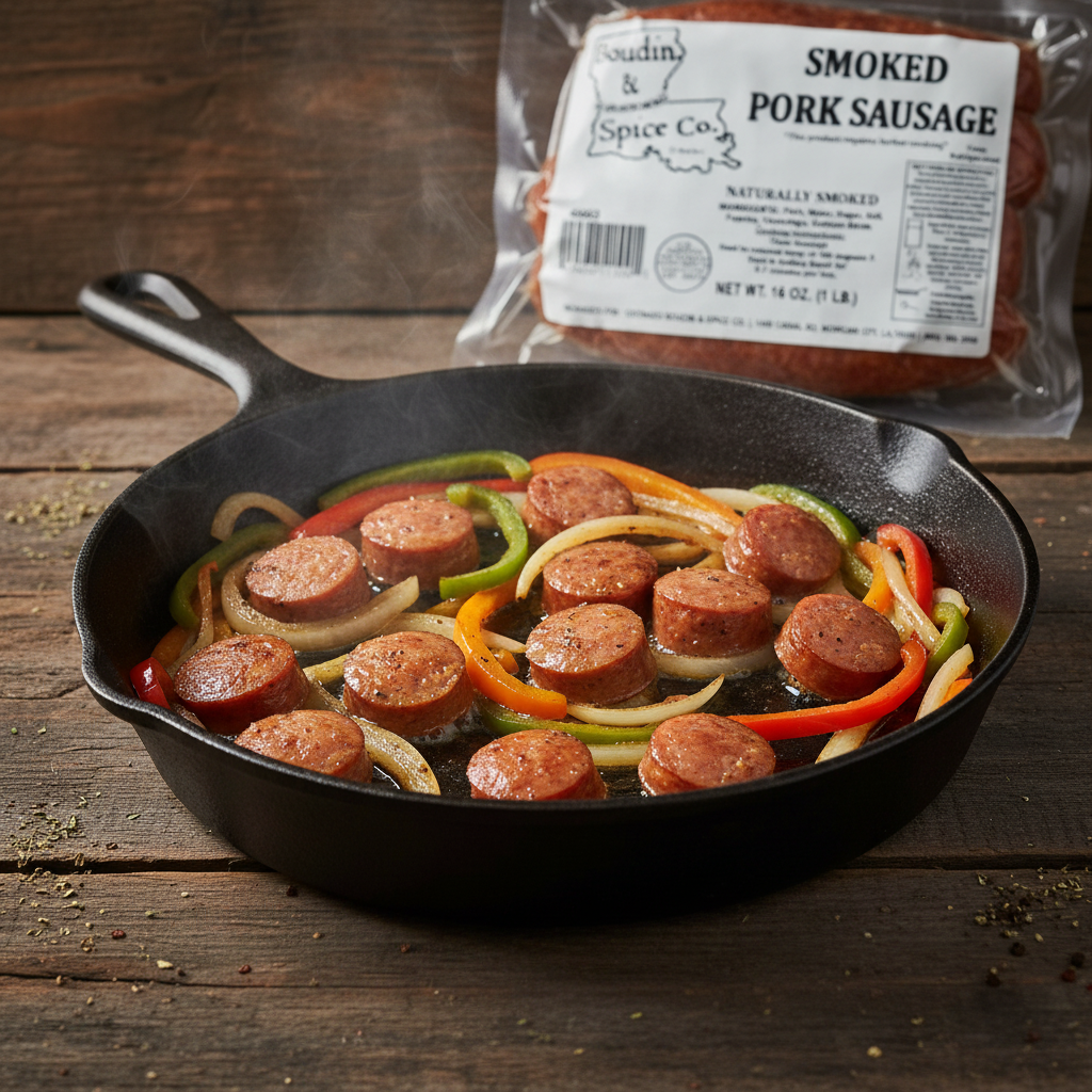 Smoked Pork Sausage Skillet