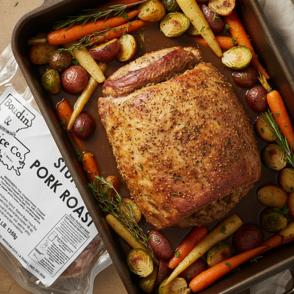 Stuffed Roast in Pan