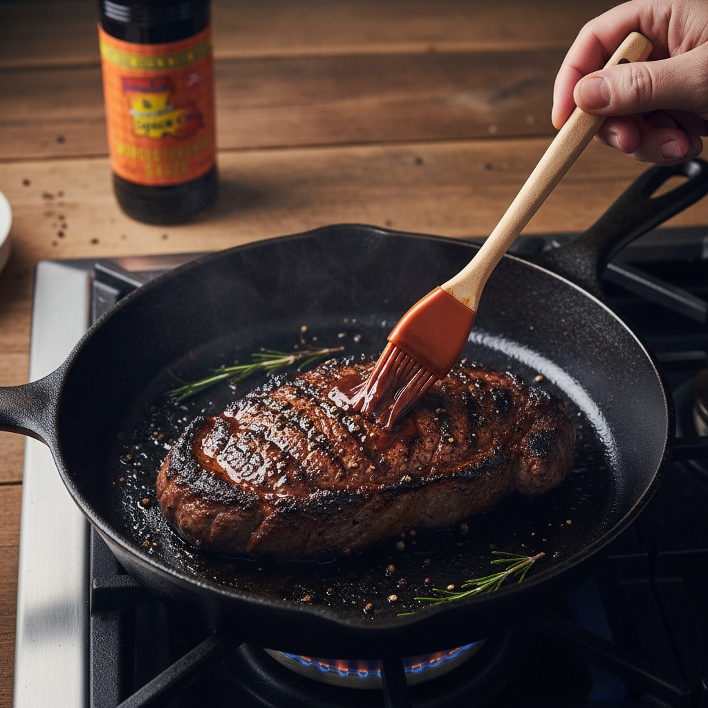 Worcestershire on Steak